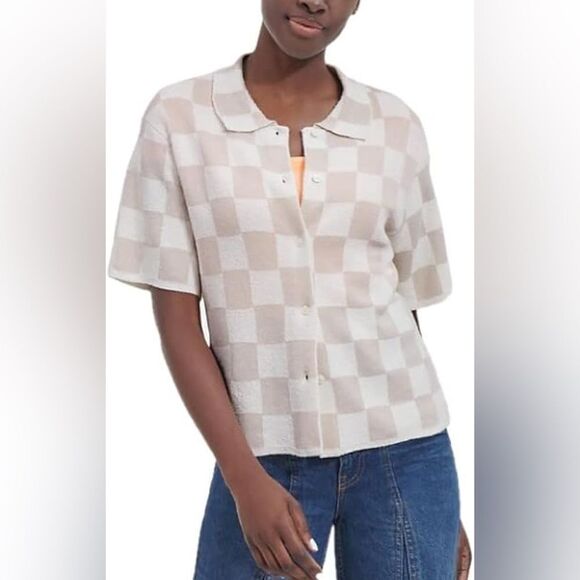 NWT- UGG- womens Jeannie buttondown sweater - Nimbus / Antique color- Size XL - Picture 2 of 10